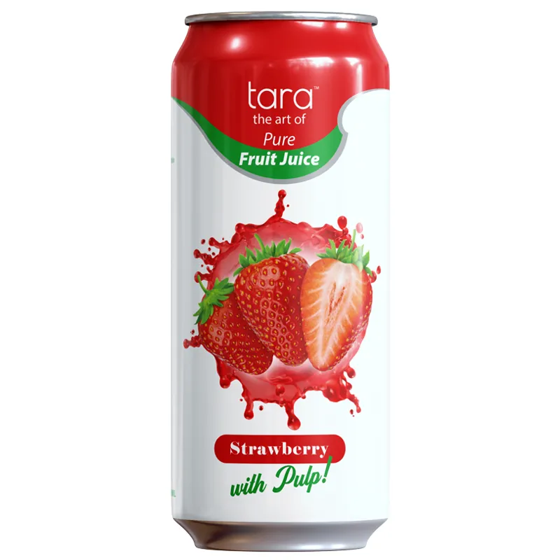Tara Real Strawberry Juice with Pulp view 1