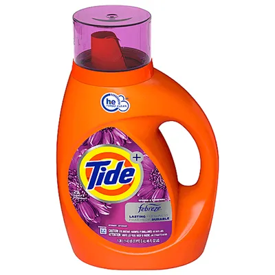 Tide Febreze Spring & Renewal Liquid Laundry Detergent 46 oz Bottle