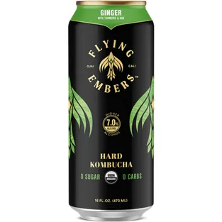 Flying Embers Ginger Hard Kombucha