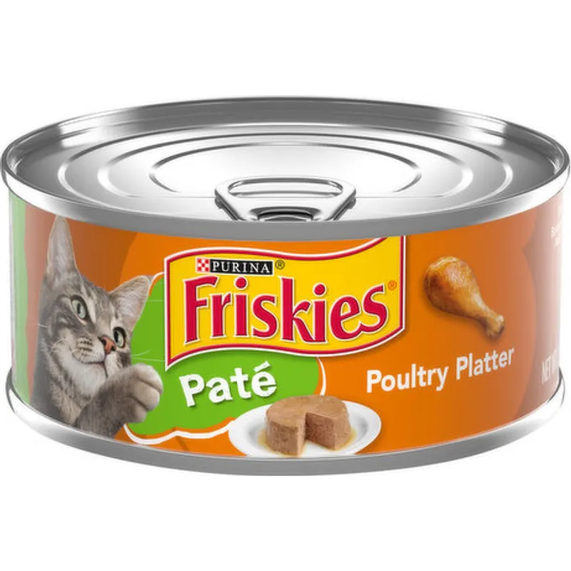 Friskies Purina Pate Wet Cat Food, Poultry Platter view 1