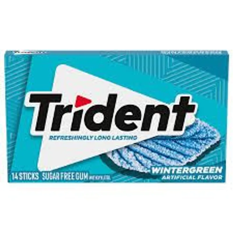 Trident Wintergreen Sugar-Free Gum view 1