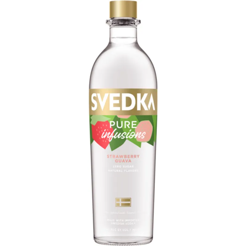 Svedka Pure Infusions Strawberry Guava Flavored Vodka view 1
