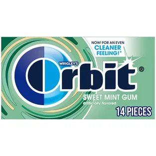Orbit Sweet Mint Sugarfree Chewing Gum Box