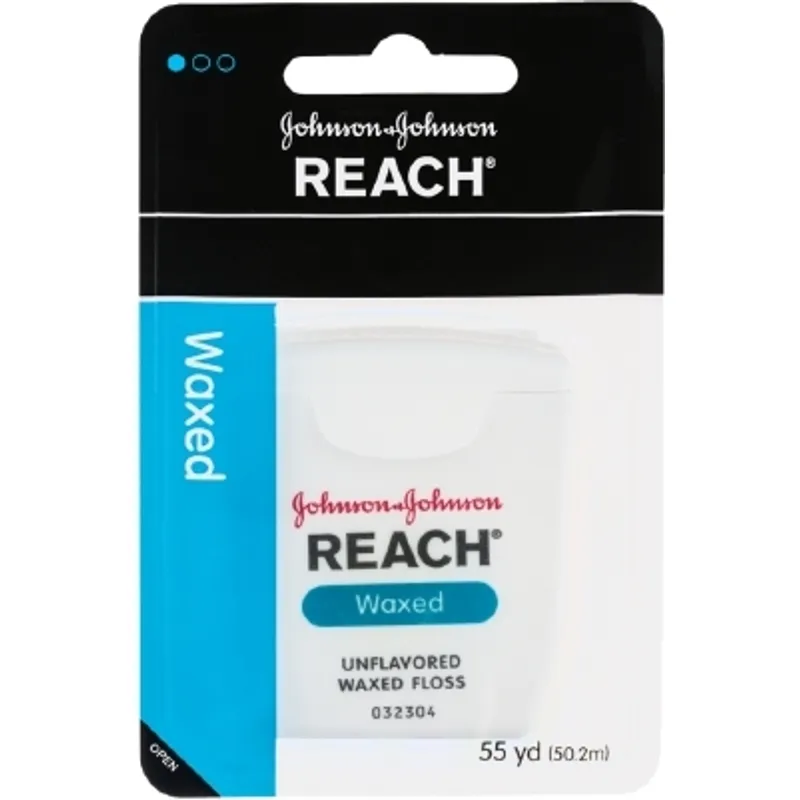 Johnson & Johnson Reach Waxed Unflavored Dental Floss view 1