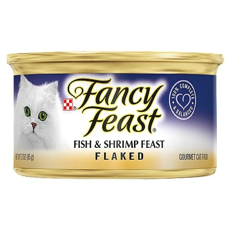 Fancy Feast Flaked Fish & Shrimp Feast view 1