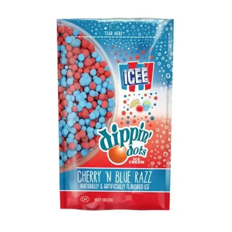Dippin' Dots ICEE Cherry 'n Blue Razz view 1
