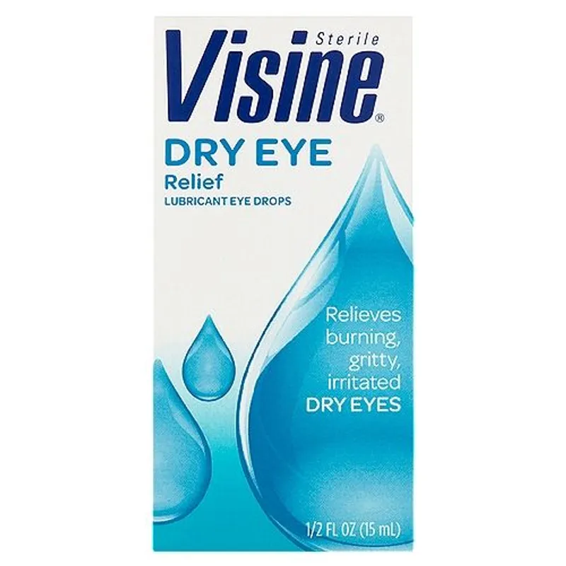 Visine Dry Eye Relief Lubricant Eye Drops view 1