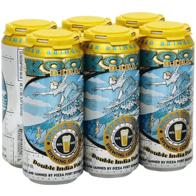 Pizza Port Kook Double IPA 6 Pack 16oz Cans