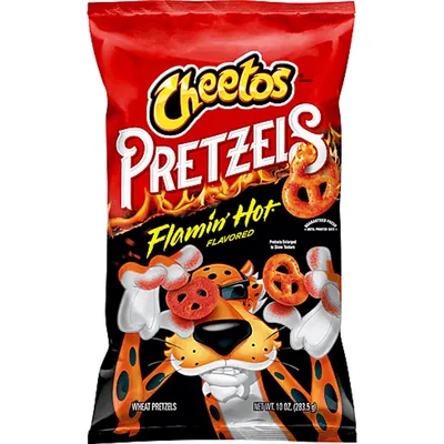 Cheetos Wheat Pretzels, Flamin' Hot Flavored 10 Oz