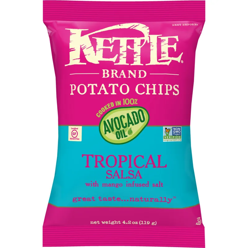 Kettle Cooked In 100% Avocado Oil Tropical Salsa view 1