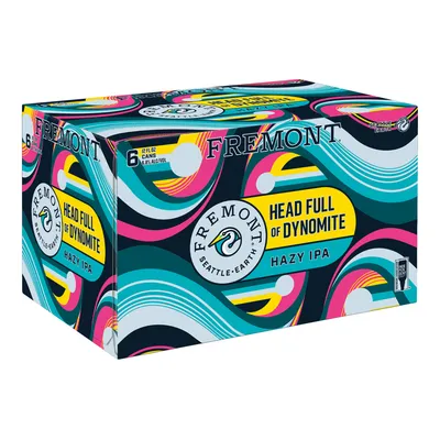 Fremont Brewing Head Full of Dynomite Hazy IPA 6-pack 72 oz cans