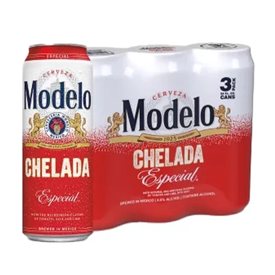 Modelo Chelada 3 Pack 24oz Cans