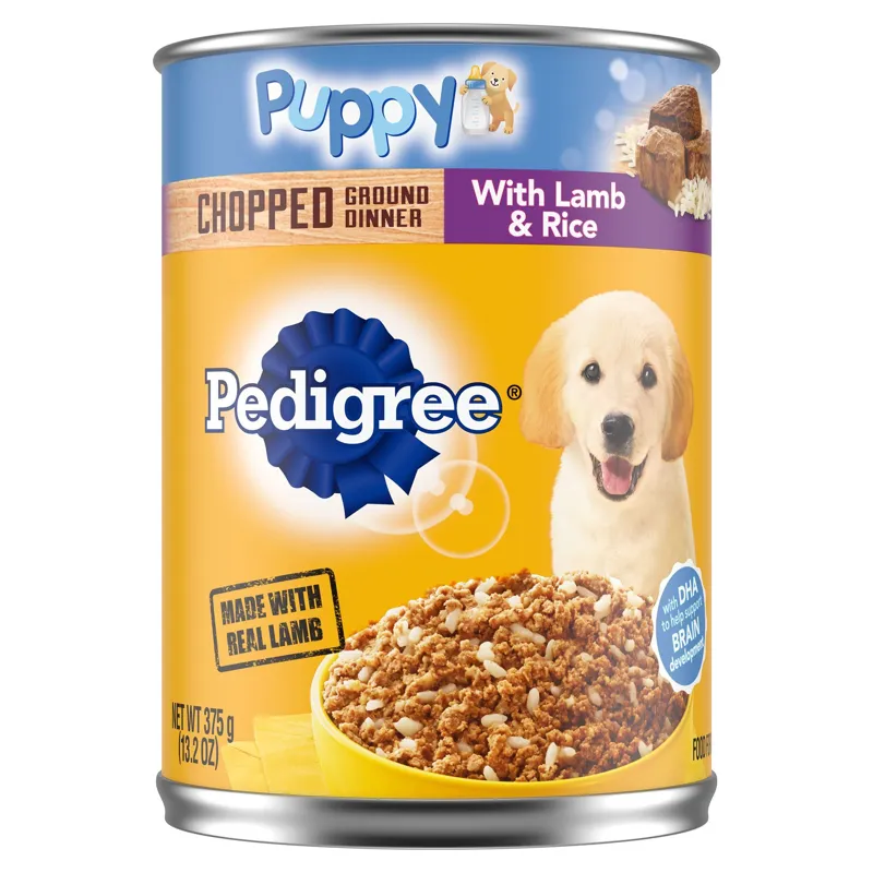Pedigree Puppy Chopped Ground Dinner Lamb & Rice view 1
