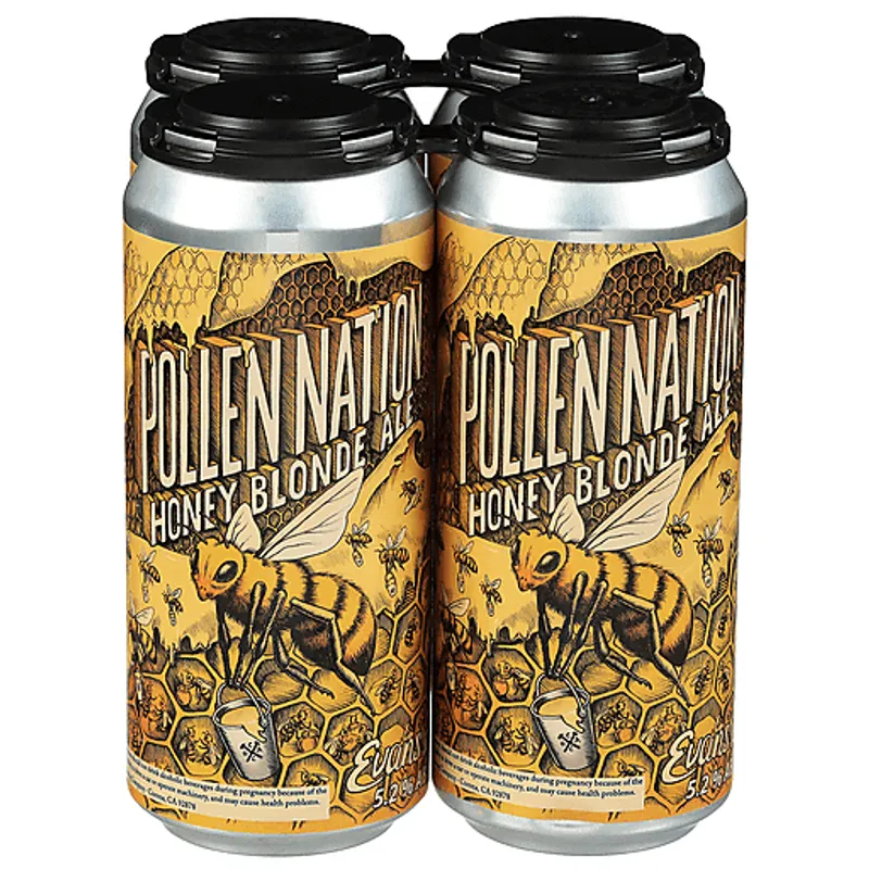 Evans Brewing Co. Pollen Nation Honey Blonde Ale view 1