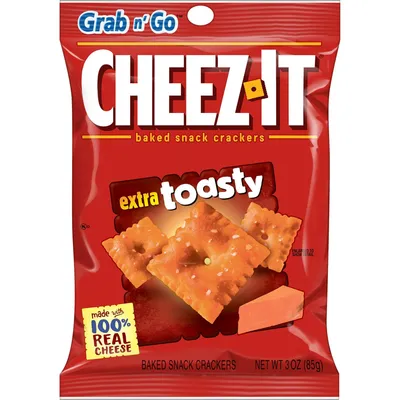 Cheez-It Extra Toasty Baked Snack Crackers 3 oz