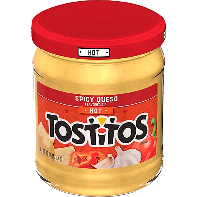 Tostitos Dip, Spicy Queso Flavored, Hot Jar view 1