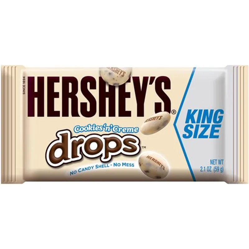 Hershey's Drops Chocolate Candies Cookies'n'Crème view 1