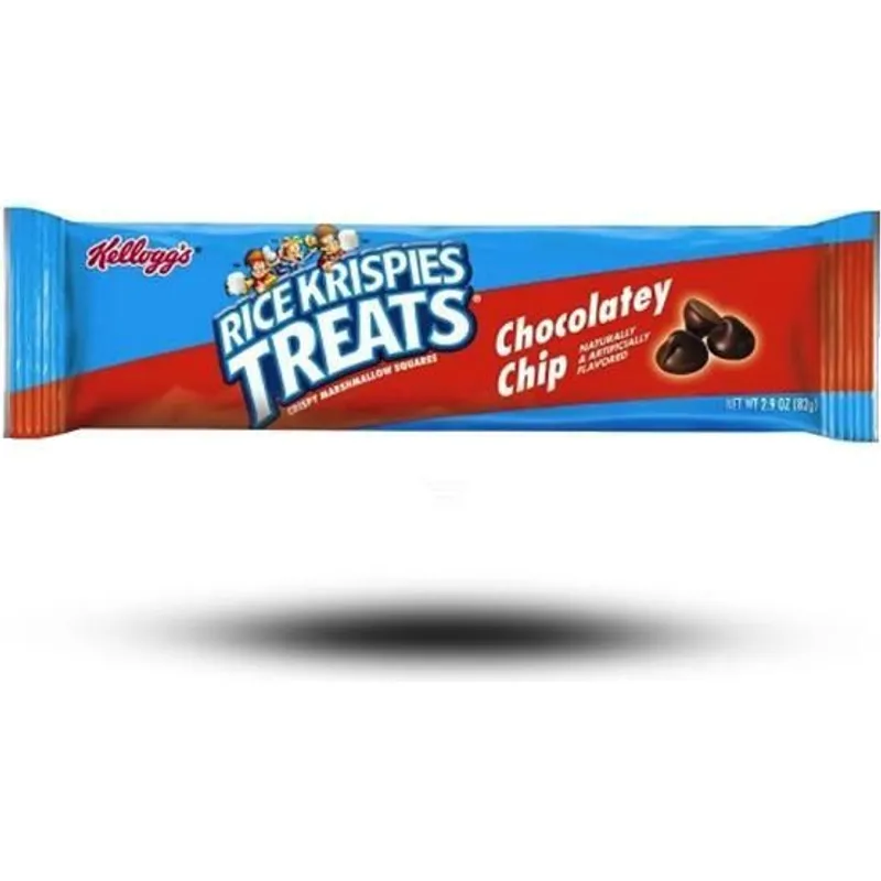 Kellogg's Rice Krispies Treats Chocolatey Chip Marshmallow Snack Box view 1