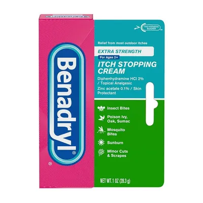 Benadryl Extra Strength Itch Stopping Cream 1 oz