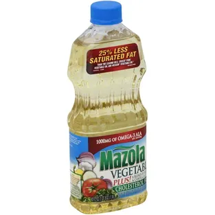 Mazola Cholesterol Free Vegetable Plus Plastic