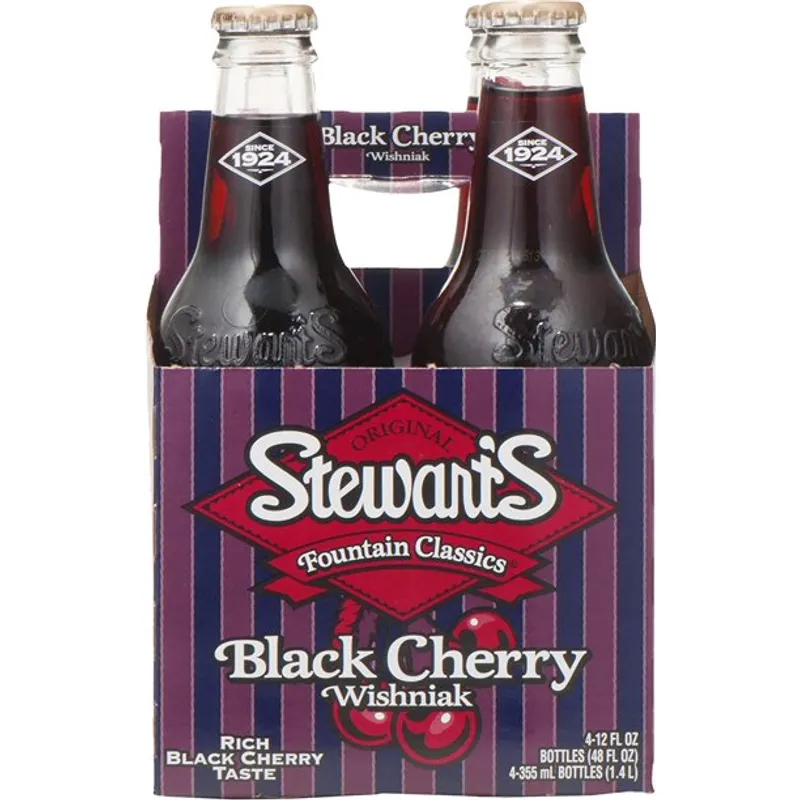 Stewarts Black Cherry Soda view 1