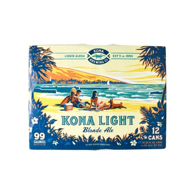 Kona Brewing Co. Light Blonde Ale 12-Pack 12oz cans