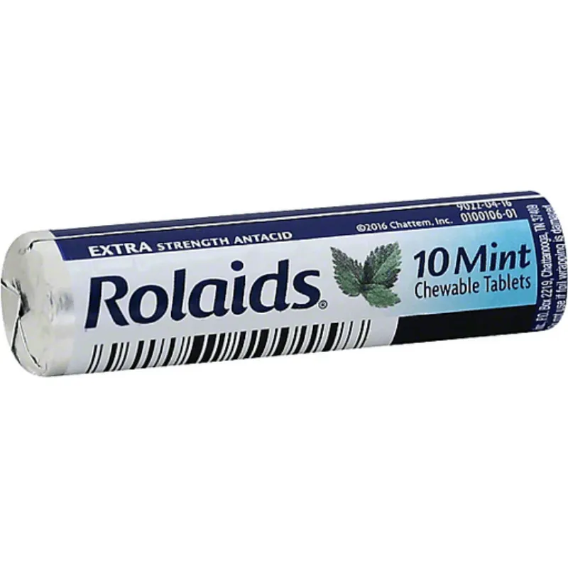 Rolaids Extra Strength Antacid Tablets Mint view 1