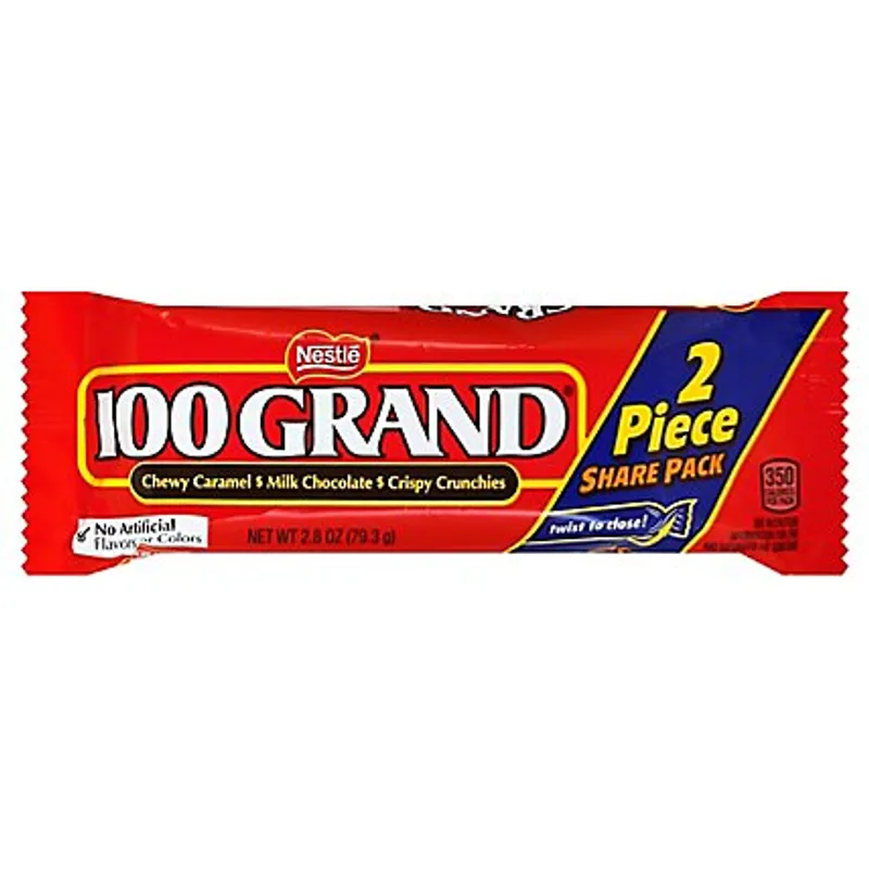 Nestle 100 Grand Candy Bar view 1