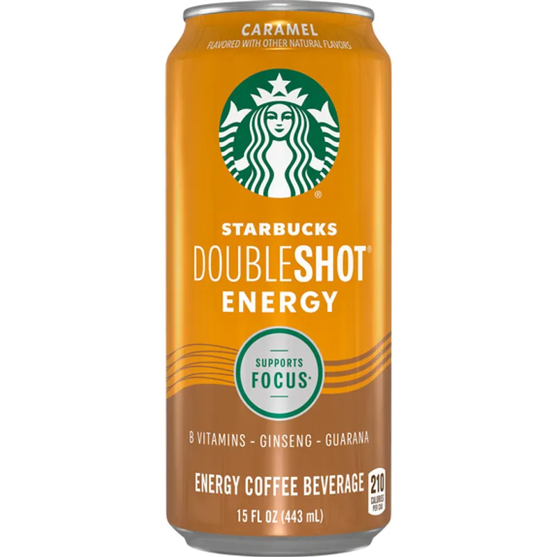 Starbucks Energy Coffee Beverage, Caramel, Support Focus view 1