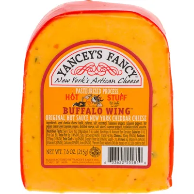 Yancey's Fancy Buffalo Wing Cheddar 7.6oz Pack