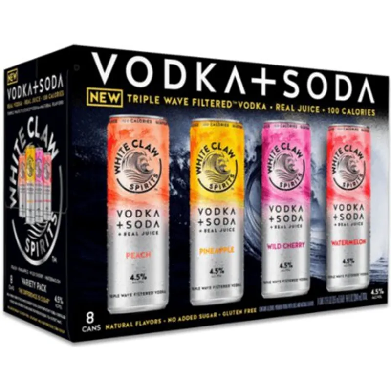 White Claw Spirits Vodka Soda Triple Wave Variety view 1