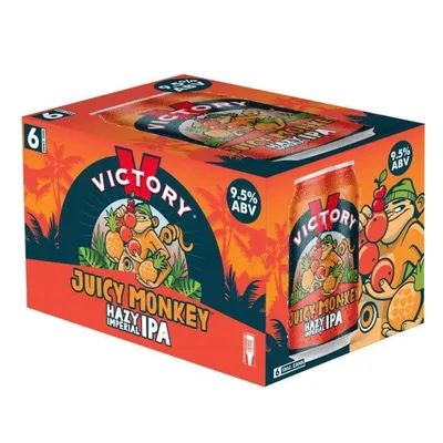 Victory Juicy Monkey Hazy Imperial IPA 6pk 12 oz cans