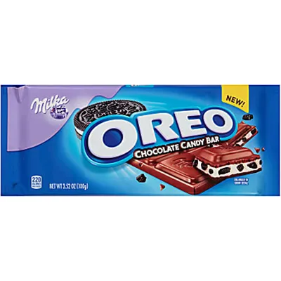 Milka Oreo Chocolate Bar 3.5oz Count