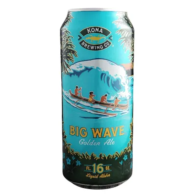 Kona Brewing Co. Big Wave Golden Ale 16 oz can