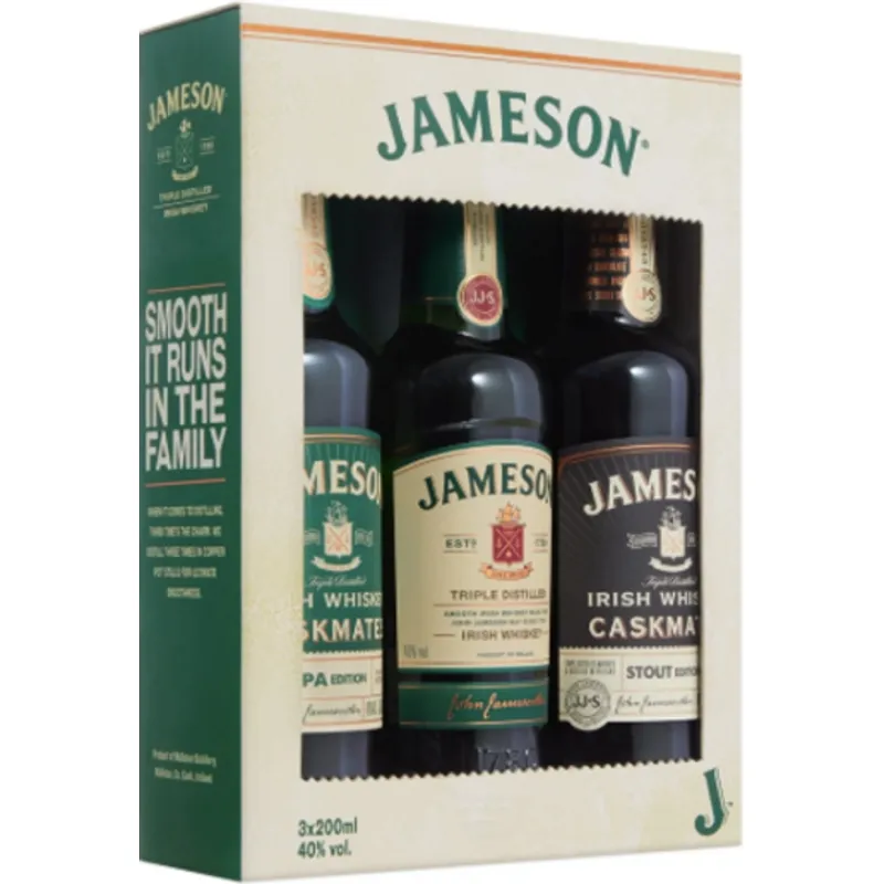 Jameson Irish Whiskey Trilogy Gift Set view 1