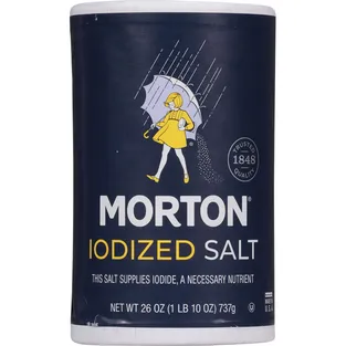 Morton Iodized Salt Box
