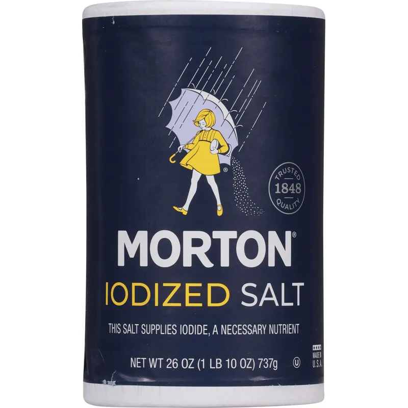 Morton Iodized Salt Box view 1