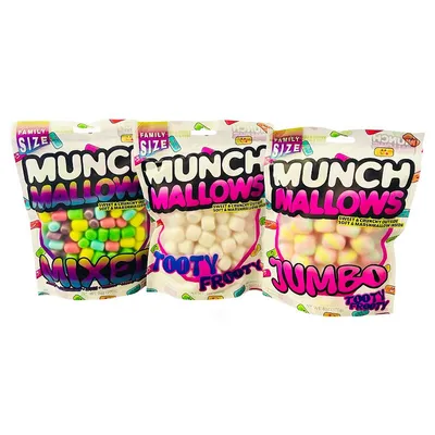 Munch Mallows Tooty Frooty Marshmallows 7 oz Bag