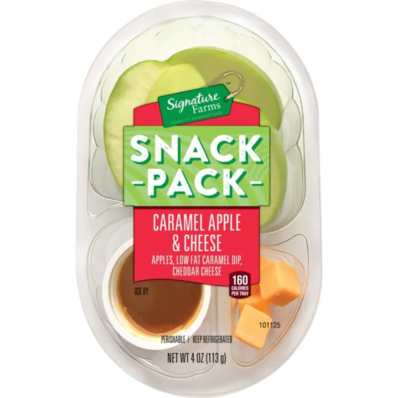 Signature Farms Snack Pack Caramel Apple & Cheese view 1