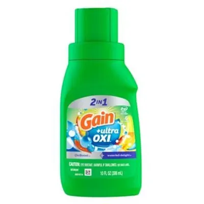 Gain Ultra Oxi Waterfall Delight 2 in 1 Liquid 10 oz Bottle