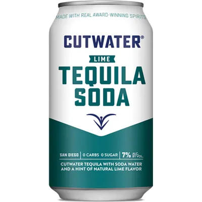 Cutwater Lime Tequila Soda 4x 12oz Cans