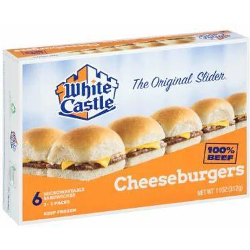 White Castle Cheese Burger view 1