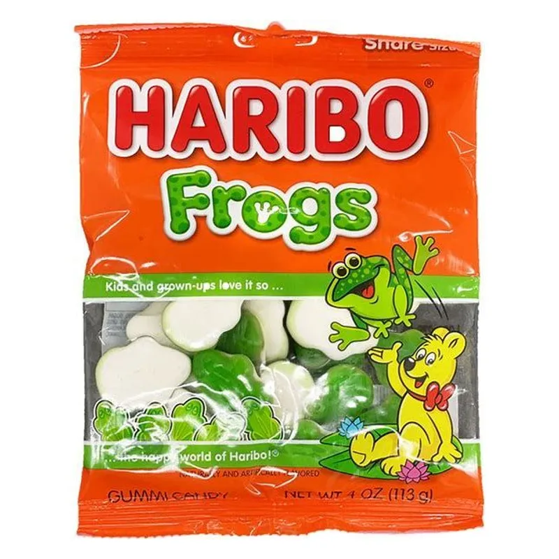 Haribo Gummi Candy Frogs view 1