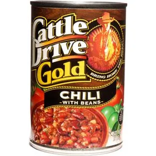 Cattle Drive Gold Beef Chili with Beans Con Carne