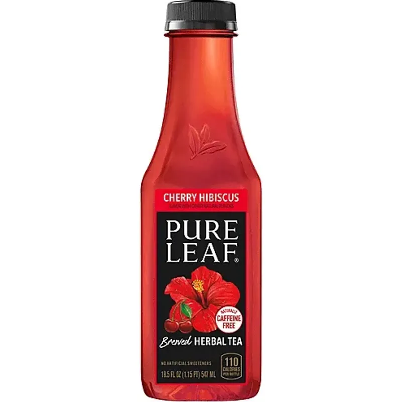 Pure Leaf Brewed Cherry Hibiscus Herbal Tea view 1