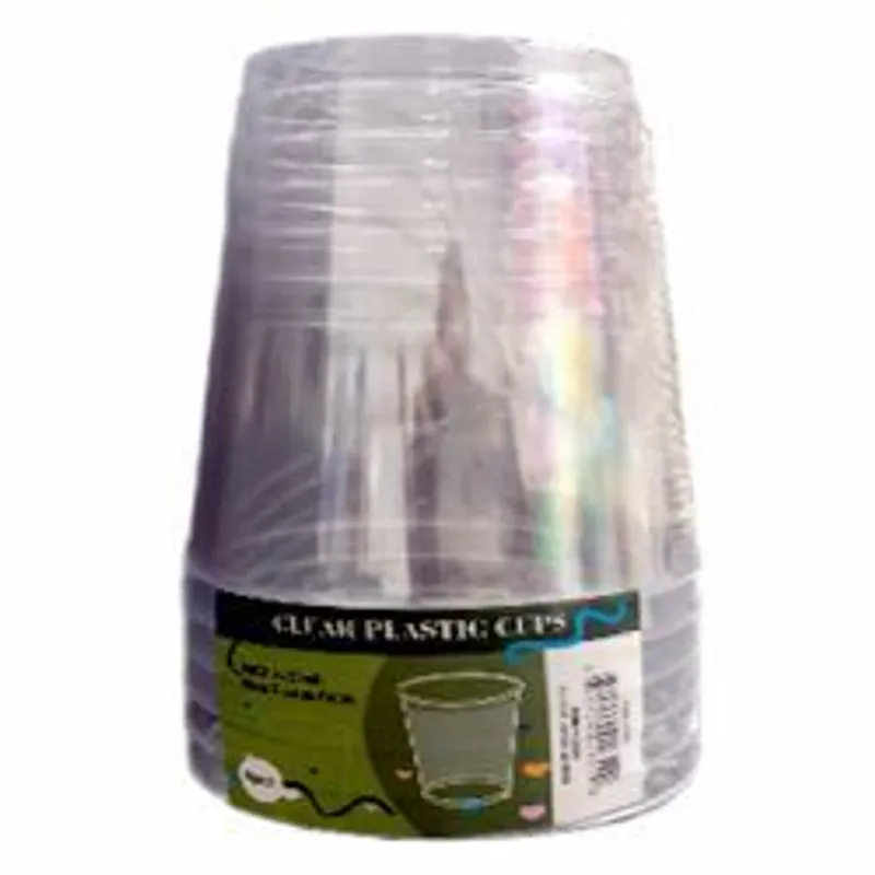 Clear Plastic Cups view 1
