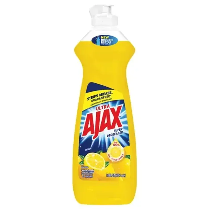 Ajax Ultra Super Degreaser Lemon Dish Liquid view 1