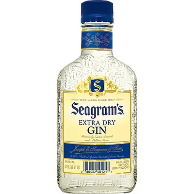 Seagram's Extra Dry Gin 200mL