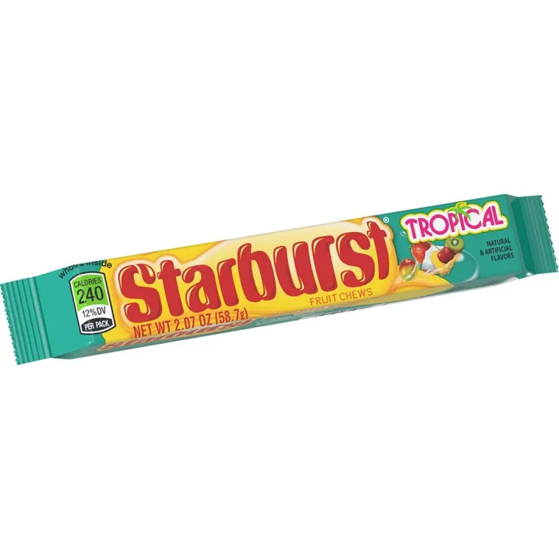 Starburst Tropical Fruit Chews Candy view 1