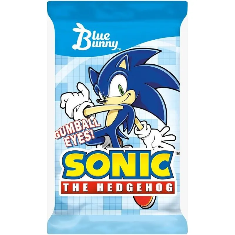 Blue Bunny Gumball Eyes Sonic The Hedgehog Ice Cream Bar view 1
